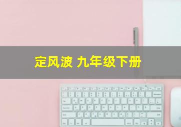 定风波 九年级下册